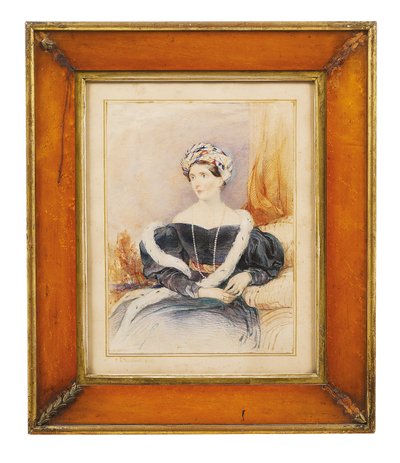Porträtt av Lady Priscilla Wellesley-Pole, grevinna av Westmorland, 1835 av John Rogers Herbert