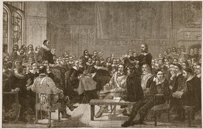 The Westminster Assembly of Divines, illustration från 