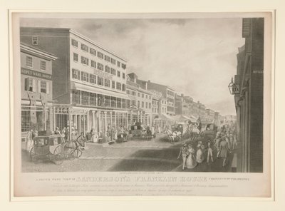 En sydvästlig utsikt över Sanderson av John Rubens Smith