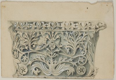 Bysantinsk kolumnhuvudstad av John Ruskin
