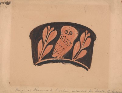 Uggla, efter en Attic Kantharos av John Ruskin
