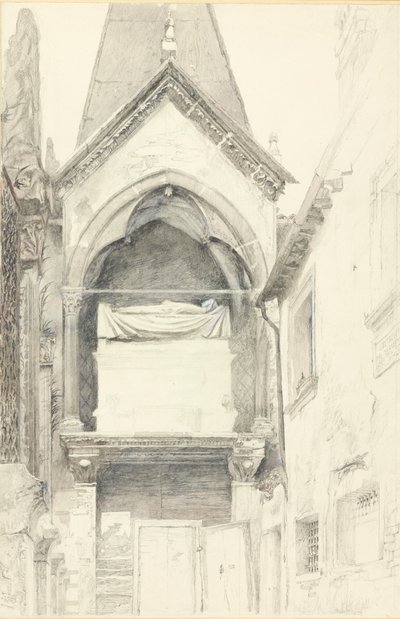 Cangrande I della Scalas grav, Verona, 28 maj - 29 juni 1869. av John Ruskin