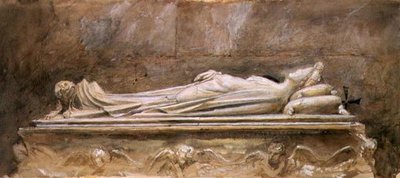 Ilaria del Carretto Guinigis grav, Lucca-katedralen av John Ruskin