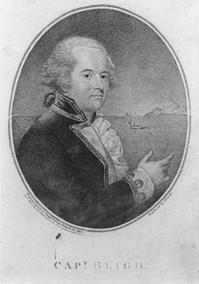 Kapten William Bligh, graverad av John Conde (gravyr) av John Russell