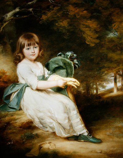 Porträtt av Mary Sheppard av John Russell