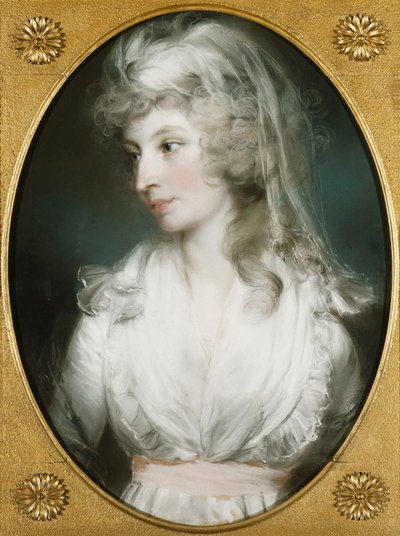 Porträtt av Mary Wood, 1794 av John Russell
