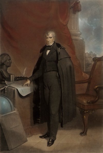 William Henry Harrison av John Sartain