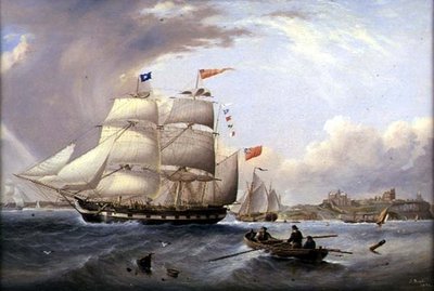 "Den gyllene våren" utanför Tynemouth av John Scott