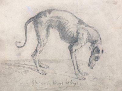 En utsvulten vinthund av John Sell Cotman