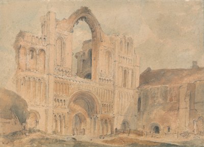 Castle Acre Priory, Norfolk, West Front av John Sell Cotman