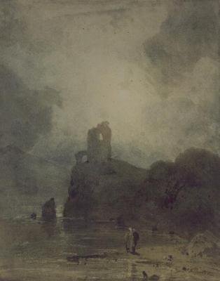Dolbadarns slott av John Sell Cotman