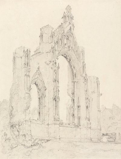 East End av Howden Church, Yorkshire av John Sell Cotman