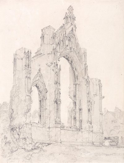 Östra änden av Howdens kyrka, Yorkshire av John Sell Cotman