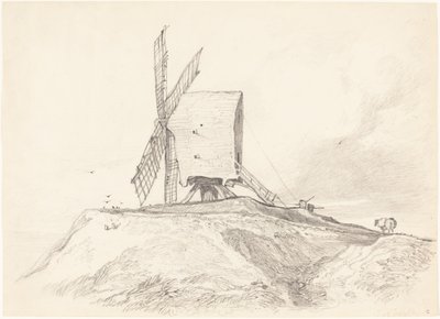 Eye Mill i Suffolk av John Sell Cotman