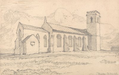 Knapton Church, Norfolk, från nordost av John Sell Cotman