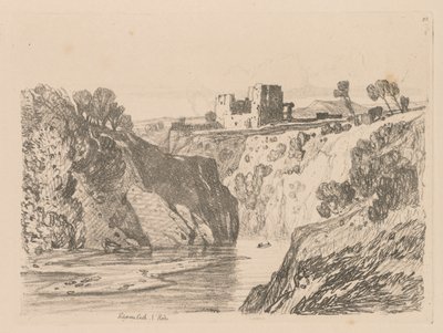 Liber Studiorum: Plate 27, Kilgarren Castle, N. Wales av John Sell Cotman