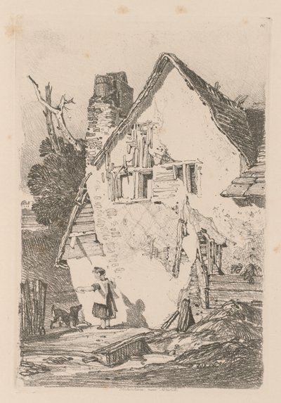Liber Studiorum: Plate 40, Lakenham, nära Norwich, 1838 av John Sell Cotman