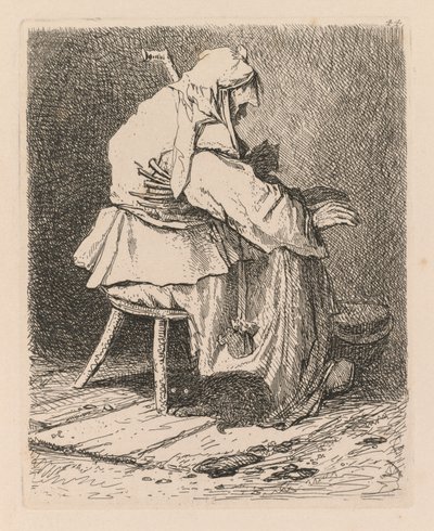 Liber Studiorum: Plåt 44, Skiss efter Rembrandt av John Sell Cotman