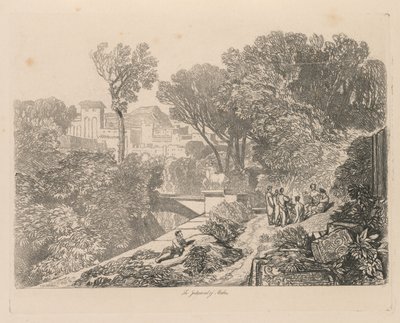 Liber Studiorum: Plate 6, The Judgment of Midas, 1838. av John Sell Cotman