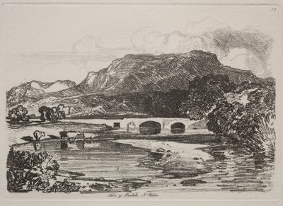 Studiebok: Tan y Beolch, North Wales av John Sell Cotman