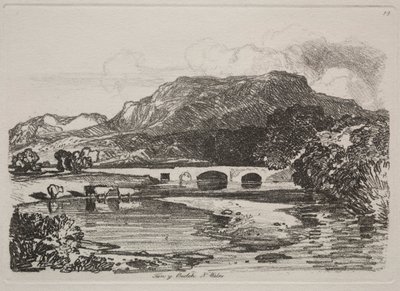 Studiebok: Tan y Beolch, North Wales, 1838 av John Sell Cotman