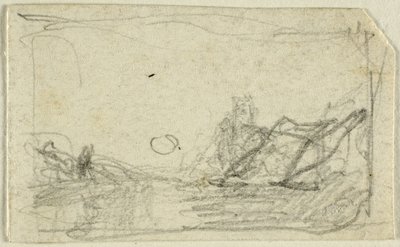 Månsken över landskap av John Sell Cotman