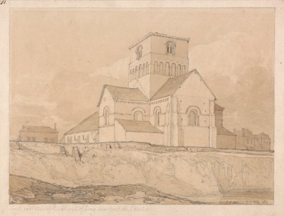 Sydostvy över kyrkan Lery, nära Pont-de-l