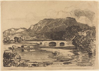 Tan y Bwlch, norra Wales av John Sell Cotman