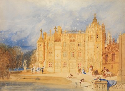 Abbatial House, Abbey of St. Ouen, Rouen, 1824-31. av John Sell Cotman