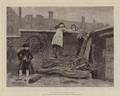 På krok eller krok (1745) av John Seymour Lucas