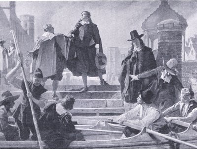 Flight of the five members, illustration från The History of the British People publicerad av Waverley, c.1940 (litho) av John Seymour Lucas