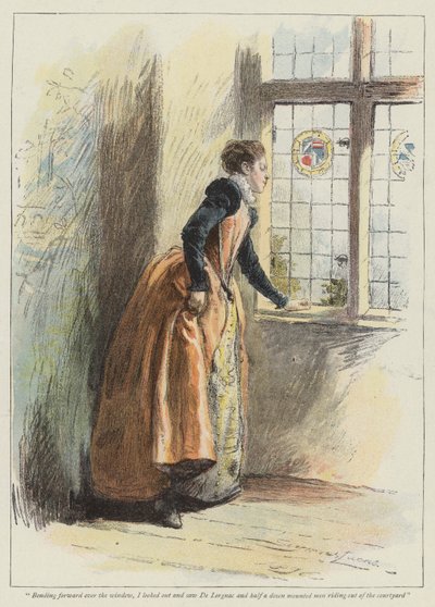 Denises hjärta (chromolitho) av John Seymour Lucas