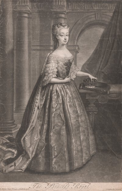 The Princess Royal (Princess Ann, äldsta dotter till George II) av John Simon