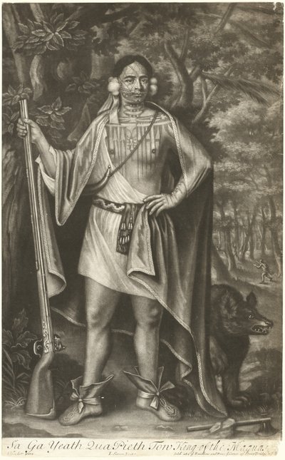 Sa Ga Yeath Qua Pieth Tow, kung av maquas av John Simon after John Verelst