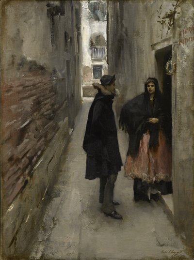 En gata i Venedig av John Singer Sargent