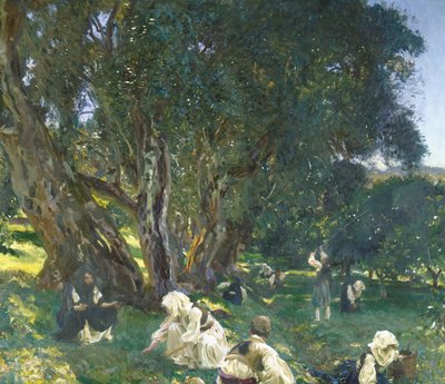 Albanska olivskördare av John Singer Sargent