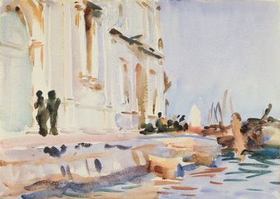 All Ave Maria (wc på papper) av John Singer Sargent