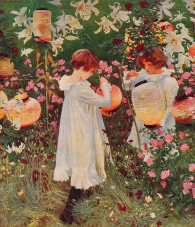 Nejlika, Lily, Lily, Rose, 1885-86, 1938 av John Singer Sargent