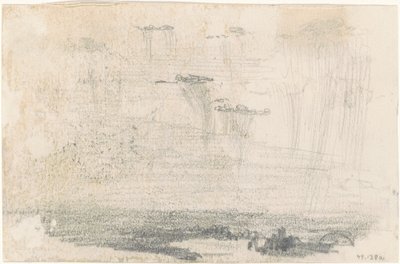 Moln [verso] av John Singer Sargent