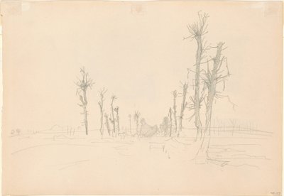 Förstört landskap [verso] av John Singer Sargent