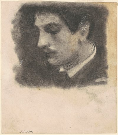 Chef för en man, 1875-1880. av John Singer Sargent