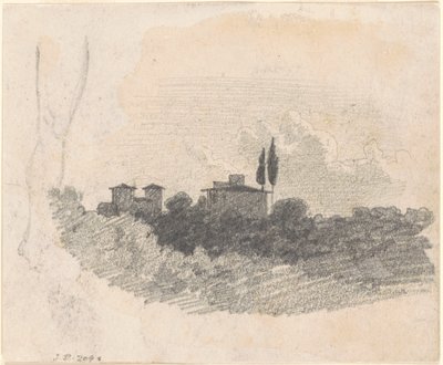 Italiensk villa [recto] av John Singer Sargent