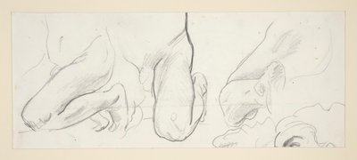 Knästående figurer av John Singer Sargent