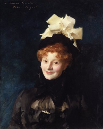 Madame Escudier, ca 1883 av John Singer Sargent
