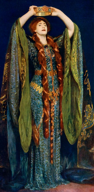 Miss Ellen Terry som Lady Macbeth, 1906, 1912. av John Singer Sargent