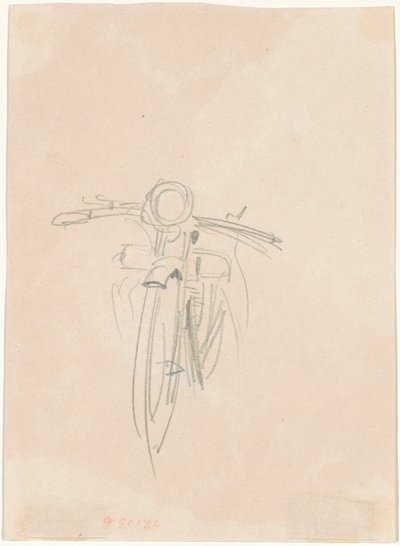 Motorcykel [verso] av John Singer Sargent