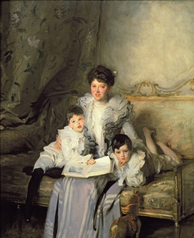 Mrs Knowles och hennes barn av John Singer Sargent
