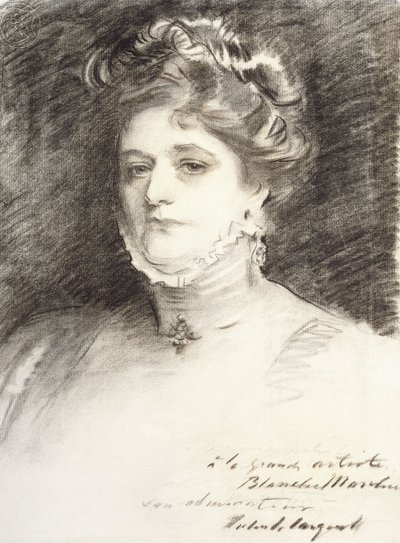 Porträtt av Blanche Marchesi, 1910 av John Singer Sargent