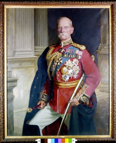 Porträtt av general Sir Frederick Sleigh Roberts (1832-1914) Målning av John Singer Sargent (1856-1925). 1906 London National Portrait Gallery av John Singer Sargent