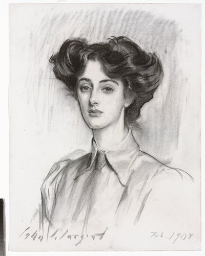 Porträtt av Lady Elsie Meyer, februari 1908 av John Singer Sargent